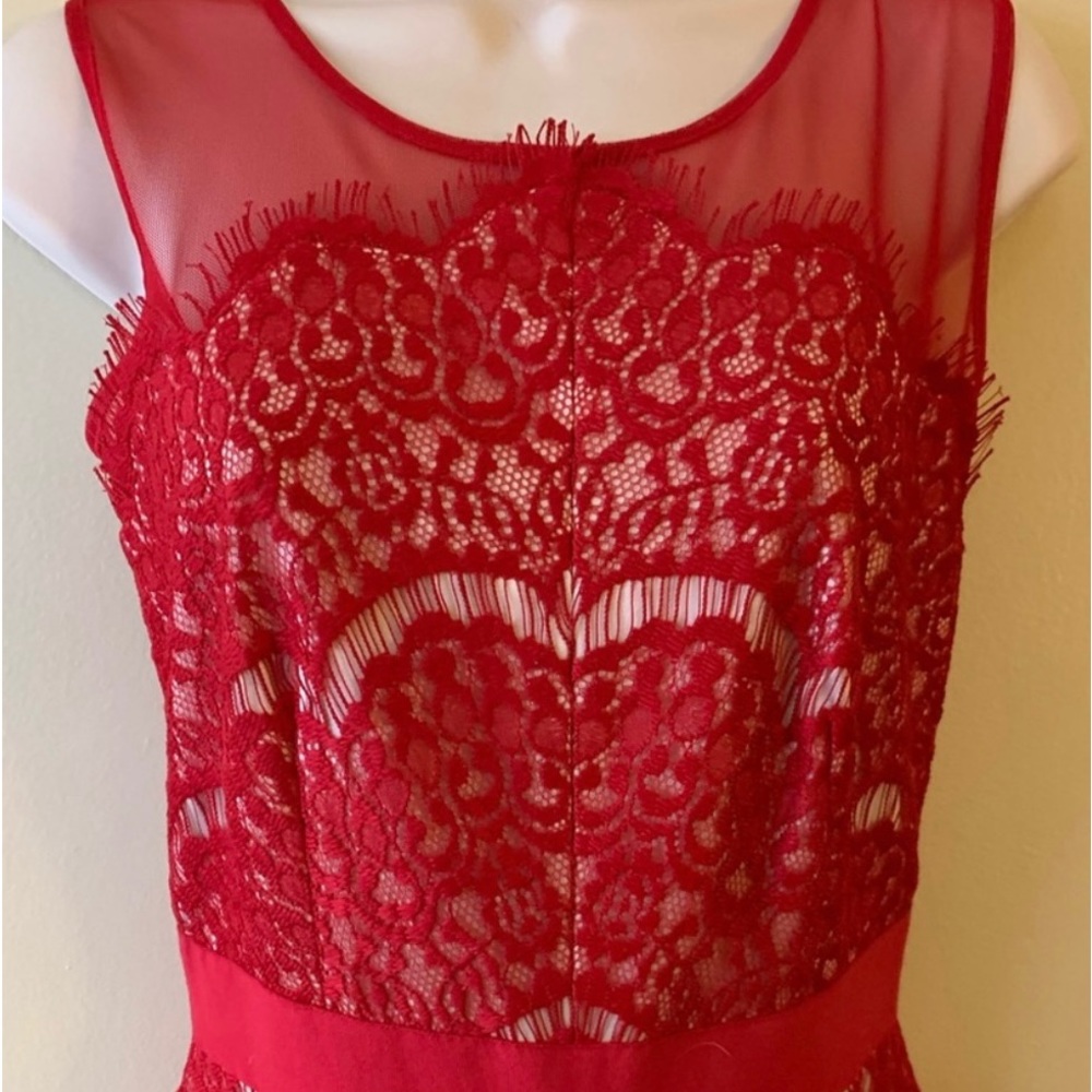 Red Lace JAX Cocktail Dress